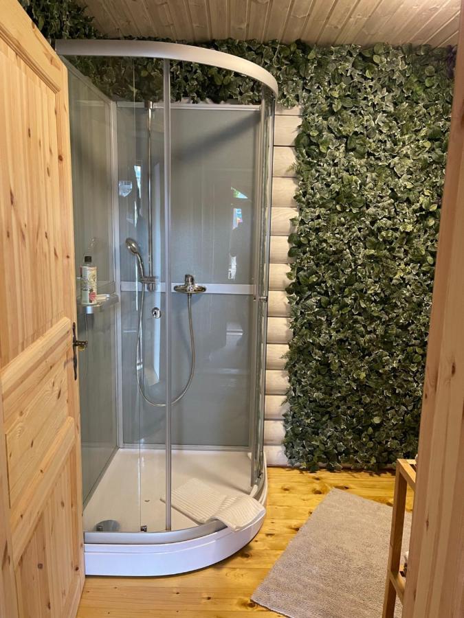 Wellness Huette Am Zwenkauer See Bei Leipzig Εξωτερικό φωτογραφία
