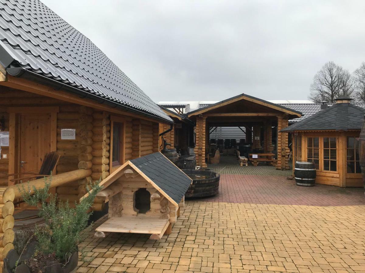 Wellness Huette Am Zwenkauer See Bei Leipzig Εξωτερικό φωτογραφία