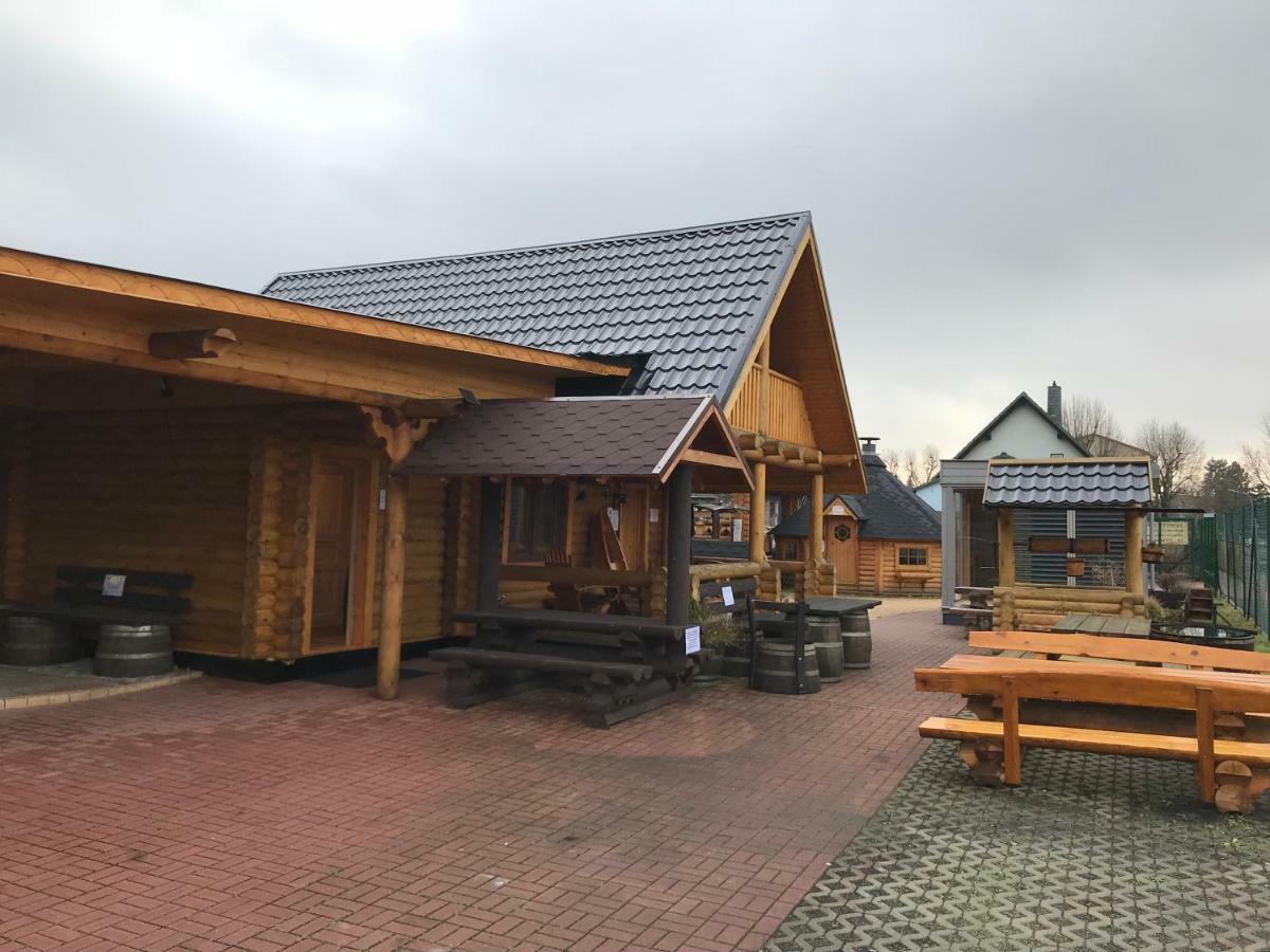 Wellness Huette Am Zwenkauer See Bei Leipzig Εξωτερικό φωτογραφία