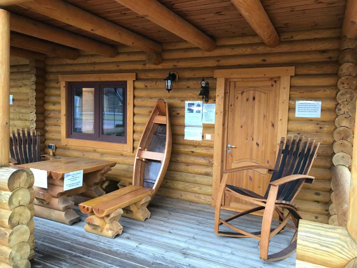 Wellness Huette Am Zwenkauer See Bei Leipzig Εξωτερικό φωτογραφία